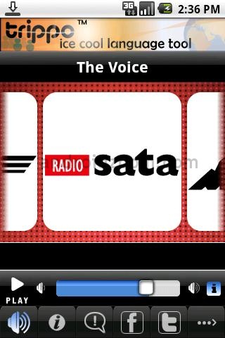 SBS Median radiosovellus Android-puhelimessa SBS Media