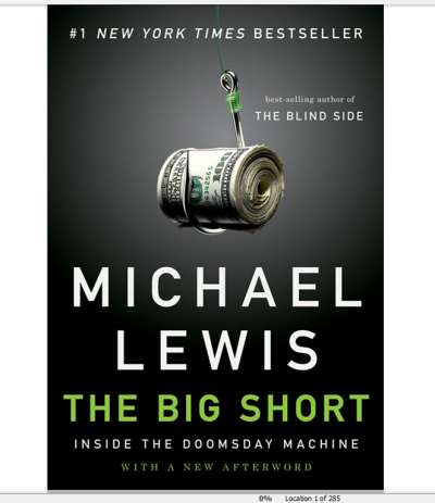 Big Short, Michael Lewis